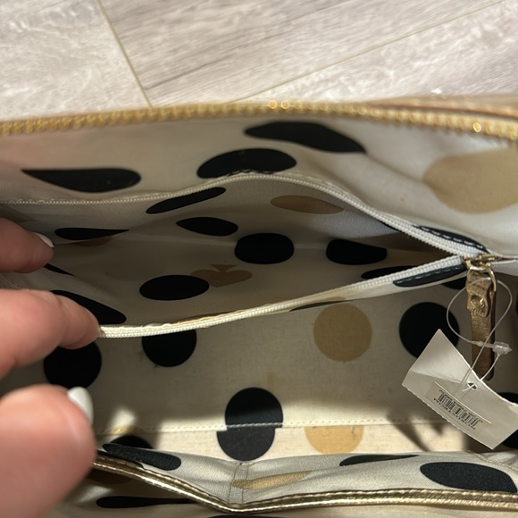 Metallic Gold Kate Spade Handbag - Picture 8 of 8